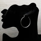 Lightweight hoop earrings - Titanium ear wires - Boho hand hammered - Rustic star stamped unique hoops - Hypoallergenic - Madebyjenwren